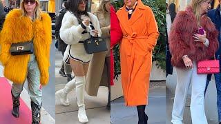 LATEST OUTFITS TRENDS DECEMBER 2024 | MILAN STREET FASHION || ITALIAN STYLE NEW YEAR SHOPPING WALKS