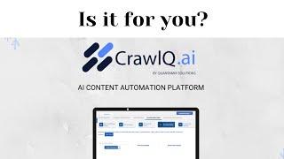 Crawlq.ai any good? Honest review & walkthrough on its ability to create content using AI & SERP