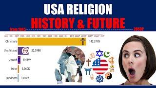 USA Religion History from 1945 I American's Religion I #FactsRank