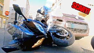 11 Minutes OF CRAZY and UNEXPECTED Motorcycle Moments - Ep. 585