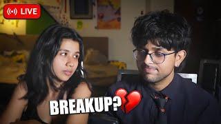 Rhea does a BREAK UP Prank on Rachitroo on LIVE ( almost cried )