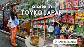 SOLO JAPAN VLOG  exploring Tokyo, almost kidnapped, what i ate, anime shopping, lost bags, jet lag