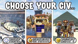Minecraft but you can JOIN ANY CIVILIZATION