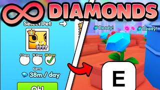 DISCOVER The FASTEST WAYS To Get DIAMONDS In PET SIMULATOR 99!