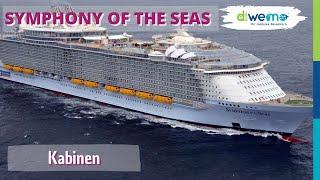 Symphony of the Seas:  Kabinen /  Staterooms