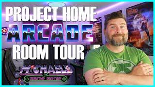 Project Home Arcade Room Tour | MichaelBtheGameGenie