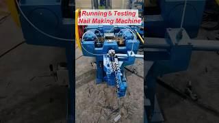 Running Nail Making Machine, Full-Automatic Machine #businessideas #nailmakingmachine #machine