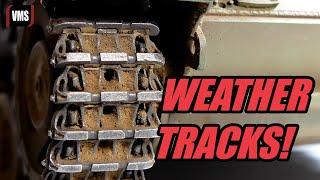 Weather tank tracks with VMS Alkyd binders weathering Tutorial Part 4