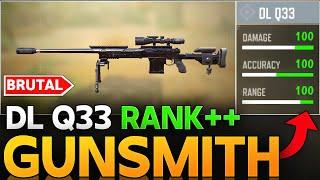 BEST DL Q33 GUNSMITH IN CALL OF DUTY MOBILE | DL Q33 ONE SHOT RANK BUILD FOR COD MOBILE |
