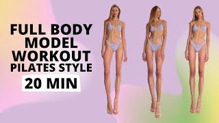 Model Workout Full Body 20 Minutes Pilates / Nina Dapper Model & Lifestyle Coach