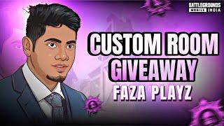 Tamil bgmi live custom rooms & giveaway week 6 #bgmi #pubg #tamillive #FAZAPLAYZ#bgmilive