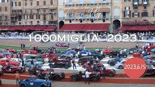 Mille Miglia 2023 Classic Car Rally Siena in Tuscany, Italy  2023.6.15