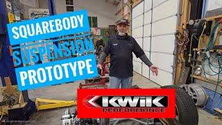 Checking out @kwikperformance prototype C10 squarebody suspension upgrades.