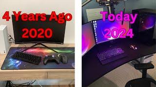 4 Year Gaming Setup Progression…