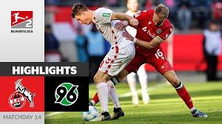 Dramatic Finish in Top-Match! | 1. FC Köln - Hannover 96 2-2 | Highlights | MD 14 - Bundesliga 2