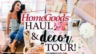 HOME GOODS HAUL & TOUR OF NEW HOME DECOR! | Alexandra Beuter