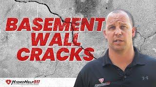 Basement Wall Cracks | HydroHelp911 Basement Wall Crack Repair Services