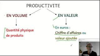 La productivité des travailleurs en France : la comprendre et la calculer. (ECONOMIE)