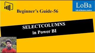 Power BI SELECTCOLUMNS function