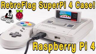 New RetroFlag SuperPi 4 Case! SNES Case For Raspberry Pi 4