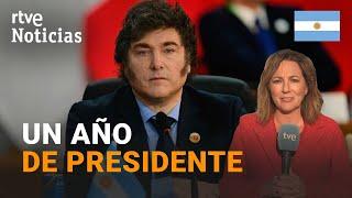 ARGENTINA: BALANCE del PRIMER AÑO de JAVIER MILEI como PRESIDENTE a NIVEL ECONÓMICO y SOCIAL | RTVE