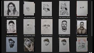 journey through the art / drawing compilation / pencil art / realistic pencil drawing / tamil cinema