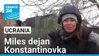 Informe desde Konstantinovka: miles evacúan la zona mientras se acercan las tropas rusas