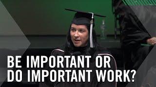 Nicole Poolman on being important or doing important work