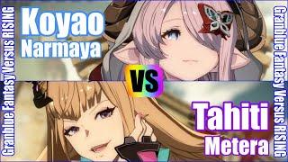 [GBVSR] (4K) Granblue Fantasy Versus Rising Rank match  Koyao (Narmaya) vs Tahiti (Metera)