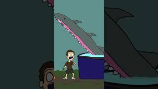 Beware of sharks... in the pool?  #shorts #shark #animation