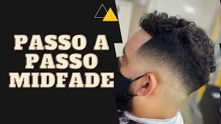 Como fazer corte degrade navalhado - passo a passo mid fade (tutorial)