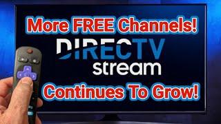 DirecTV Stream-FREE Channels Keep Coming