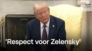 Trump: "Geloof niet dat ik Zelensky een dictator heb genoemd"