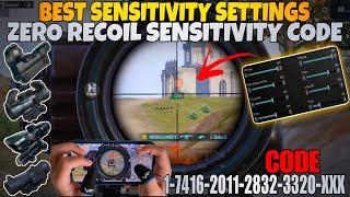 NEW UPDATE 3.4  BEST SENSITIVITY CODE + CONTROL SETTINGS PUBG MOBILE/BGMI