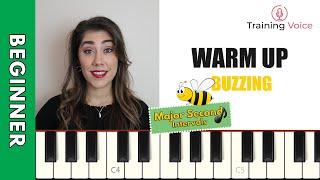 Vocal Warm Up MAJOR SECOND INTERVALS | Vocal range A3-B4| TrainingVoice