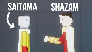 Saitama vs Shazam [Zebra Gaming TV] People Playground