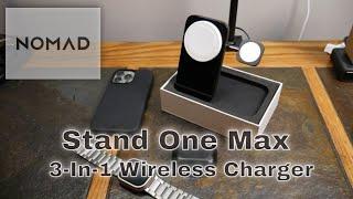 Nomad Stand One Max 3 In 1 Wireless  Magsafe Charge Station   HD 1080p