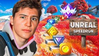 DIA zu UNREAL Ranked SPEEDRUN! (Battle Royale SOLO Edition)