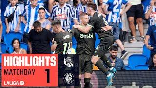 Highlights Real Sociedad vs Girona FC (1-1)