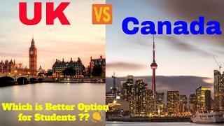 UK Vs Canada Student| Best country for students- part time jobs, PR process, Fees| Study in England