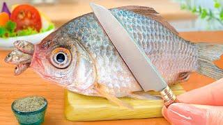 Delicious Miniature Salt Baked Fish Recipe Idea  Easy Cooking Video by Mini Yummy