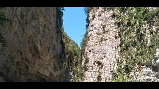 Юпшарский каньон или ущелье Каменный мешок. Абхазия