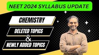 Chemistry Deleted Portions | NEET 2024 Reduced syllabus