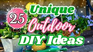 25 MUST SEE Outdoor Garden DIY Ideas You Don't Want To Miss