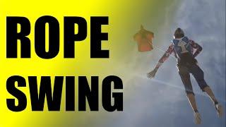 Frickflyers Wingsuit Rope Swing with Team SkyVibration