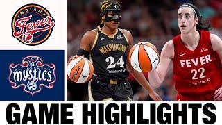 Indiana Fever vs Washington Mystics FULL GAME Highlights | 2024 Women's Basketball