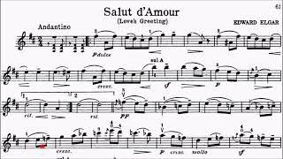 HKSMF 74th Violin 2022 Class 213 Grade 4 Elgar Salut d'Amour Sheet Music 校際音樂節