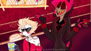 LUCIFER SUENA SUPER ROMANTICO CON ALASTOR. (COMIC FANDUB) el proceso de romance