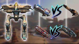 WAR ROBOTS | best 4 weapons for nightingale | cryo VS igniter VS hussar VS scourge