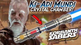 Ki-Adi Mundi Crystal Chamber Neopixel Lightsaber Is Epic! (Korbanth)